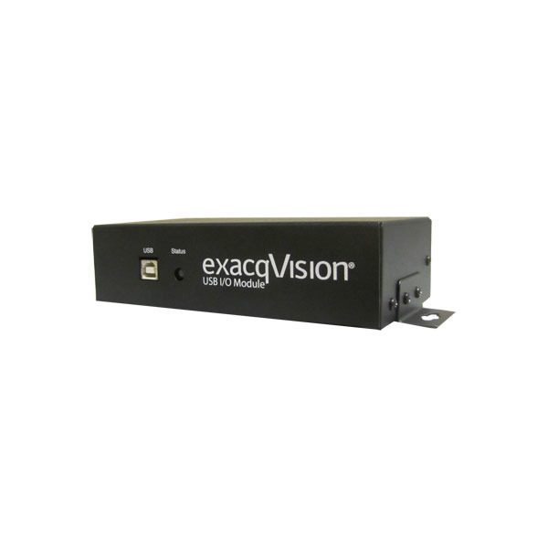 Módulo USB de entrada/salida exacqVision. Alarma E/S: 8TTL / 4TTL y 1 relé. 1 RS485. Compatible con Start, Professional y Enterp