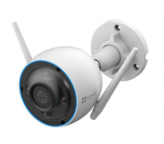 EZVIZ CS-H3 Cámara WiFi Smart Home 3MP 2.8mm Sirena y luz Exterior IP67 EZVIZ