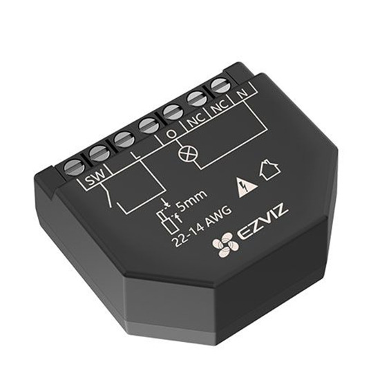 EZVIZ CS-T35-R100-WM Relé WiFi Inteligente Color Negro Control inalámbrico de iluminación Medición consumo eléctrico (1)
