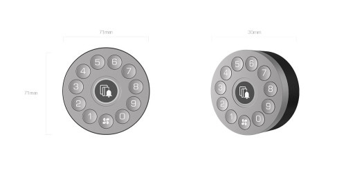 EZVIZ DL01S DIY LOCK + DL01CP KEYPAD SAP: 310500455
