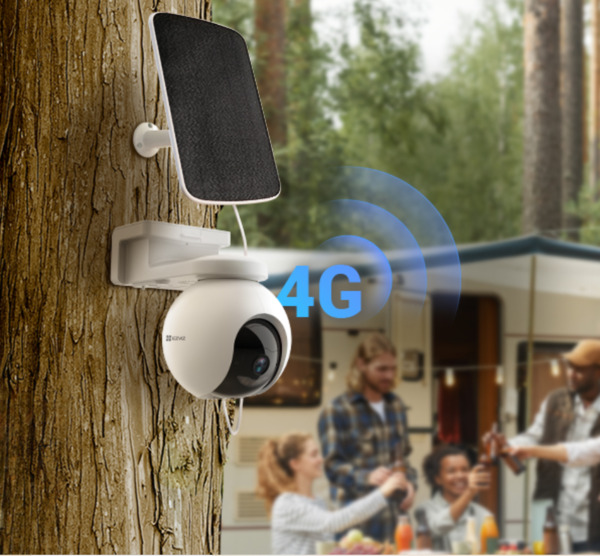 EZVIZ EB8-4G Solar kit Kit Cámara y Panel Solar EB8 4G 2K (1)