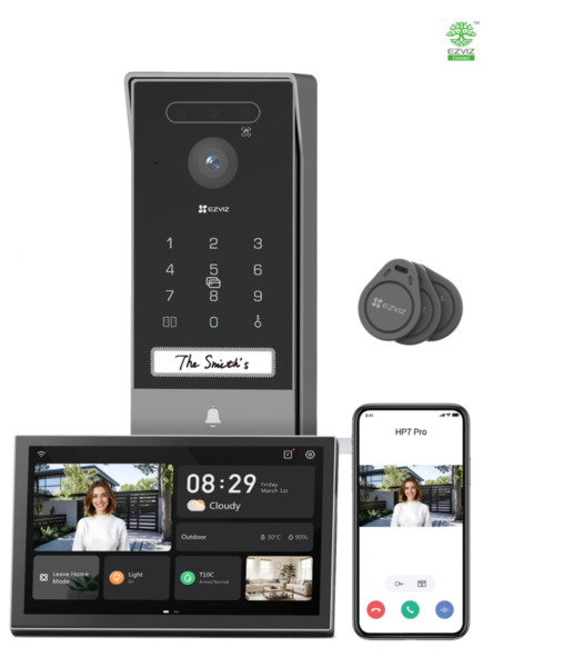 EZVIZ HP7 Pro Kit de Video Portero doméstico Inteligente 4K (1)
