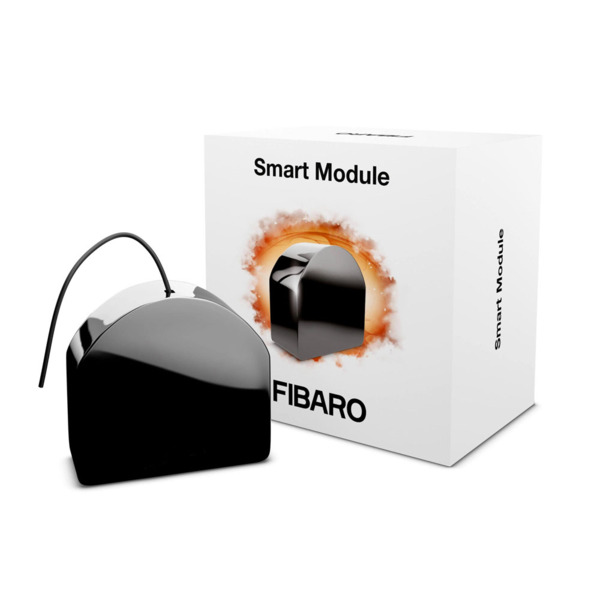 Módulo Double Switch 2 FIBARO. Permite activar/desactivar dispositivos. Medición de potencia. Cooperación con diferentes interru