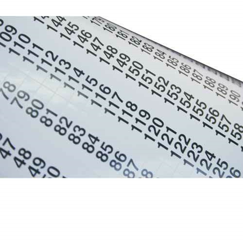 Fireclass 800F Soportes para etiquetas de dirección para dispositivos analógicos FireClass (100 unidades).