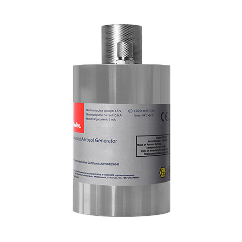 Firepro FP-100TEX Generador de aerosol de 100 gramos de activación eléctrica para atmósferas explosivas (Zonas clasificadas 1 y