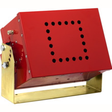 Firepro FP-1200 Generador de aerosol de 1200 gramos de activación eléctrica. Acabado en acero pintado en rojo.
