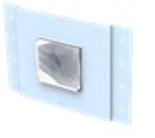 Fireray F5-006W Soporte de pared para el montaje de 1 o 4 espejos. Color blanco