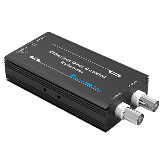 FOLKSAFE EPOC7001T-POE Transmisor Extensor alimentación y Ethernet a través de un solo cable coaxial