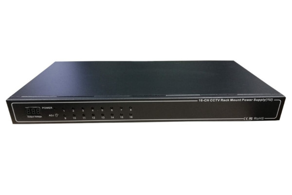FOLKSAFE KAS-DC121620-1U Fuente de alimentación CCTV RACK 1U 12V 20A 16 Salidas PFC Folksafe (1)