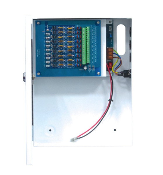 FOLKSAFE KAS-DC121820B Fuente de alimentación CCTV 13.8V 20A 18 Salidas Conexión Batería 7-20Ah (no incluida) Folksafe (3)