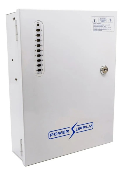 FOLKSAFE KAS-DC121820B Fuente de alimentación CCTV 13.8V 20A 18 Salidas Conexión Batería 7-20Ah (no incluida) Folksafe (2)