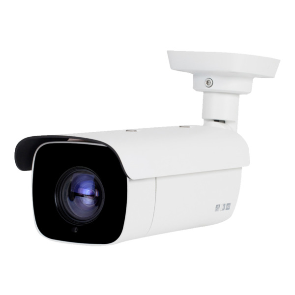 GANZ LN2-B2M-IR-LPR Cámara tubular IP LPR Vaxtor ON CAMERA H265 2MP IR50m 2carriles 8-32VFM E/S