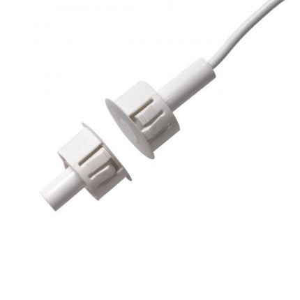 Comprar General Electric GE-208 DC138 Contacto magnético de montaje empotrado para puertas metálicas. GAP 12 mm. Cable de 2 metros. NC. IP67. Grado 3. Vds, Clase ambiental III.
