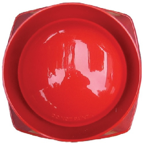 GENT S3-S-R Sirena interior analógica alimentada desde lazo. Serie Gent S3. Color rojo.