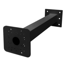 Global BACULO-BRAZO-BULLET-500-NEGRO Soporte de 500mm para instalación de camara bullet en báculo de 6m de color negro