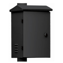 Global BACULO-CAJA-SH-22-NEGRO INTEGRATION CABINET. Caja de acero 350x450x250 para báculo de 6m. Color negro