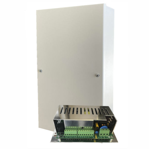Global C-713-C4E Fuente de alimentación 12V 4A en caja metalica. Grado 3