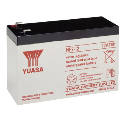 Comprar Global NP7-12 Batería de 12V. Capacidad 7Ah. Conexión tipo Faston 4.8mm