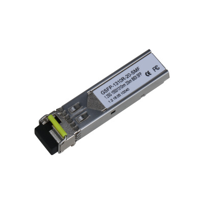 (GSFP-1310R-20-SMF) DAHUA MÓDULO ÓPTICO GIGABIT TRANSCEPTOR DE FIBRA SFP MONOMODO SM LC 1GBPS ENVÍO 1550NM RECEPCIÓN 1310NM HAST (1)