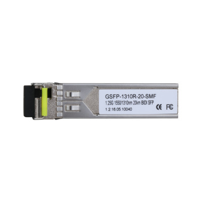 (GSFP-1310R-20-SMF) DAHUA MÓDULO ÓPTICO GIGABIT TRANSCEPTOR DE FIBRA SFP MONOMODO SM LC 1GBPS ENVÍO 1550NM RECEPCIÓN 1310NM HAST (2)