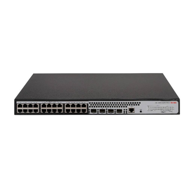 H3C H3C-38 LS-1850V2-28P-HPWR-EI-GL Switch PoE H3C L2 gestionable. 24 puertos PoE Gigabit. 4 ranuras SFP Gigabit. 1 puerto conso