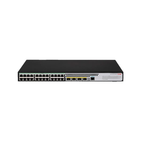 H3C H3C-45 LS-5120V3-28S-LI-GL Switch H3C gestionable L3. 24 puertos Ethernet Gigabit. 4 puertos SFP+ Ten-Gigabit. 1 puerto cons