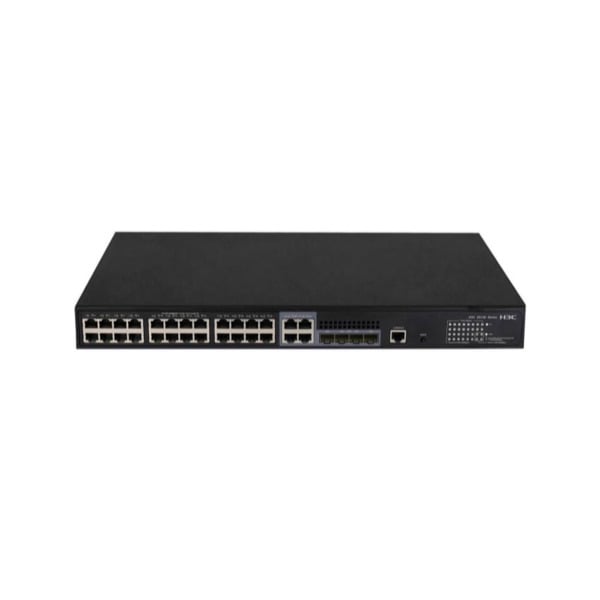 H3C H3C-59 LS-5130S-28P-HPWR-EI-AC Switch PoE H3C gestionable L2. 24 puertos PoE+ Gigabit. 4 puertos SFP Gigabit. 4 puertos Comb