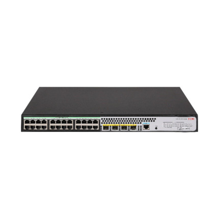 Comprar H3C H3C-65 LS-5120V3-28P-PWR-LI-GL Switch PoE H3C gestionable L3. 24 puertos PoE+ Gigabit. 4 puertos SFP Gigabit. 1 puerto consola. Permite apilar hasta 9 switches. Jumbo Frame, 802.1X, autenticación MAC. Seguridad de puertos. Prioridad basada en
