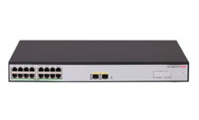 H3C LS-1600V2-18P-GL switch Gestionado Gigabit Ethernet (10/100/1000) Gris, Negro