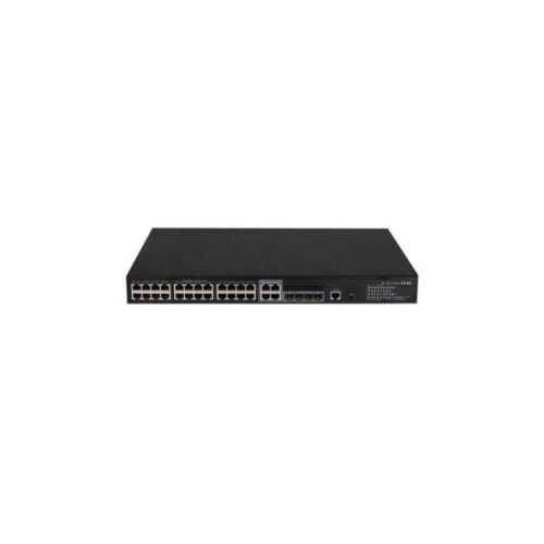 H3C S5130S-28S-HPWR-EI-AC L2 ETHERNET SWITCH WITH 24*10/100/1000BASE-T POE+ PORTS (AC 370W), 4*100/1000BASE-X SFP COMBO PORTS, A