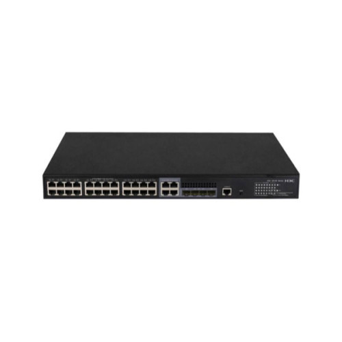 H3C S5130S-28S-PWR-EI L2 ETHERNET SWITCH WITH 24*10/100/1000BASE-T POE+ PORTS(AC 185W) AND 4*1G/10G BASE-X SFP PLUS PORTS,(AC) (1)