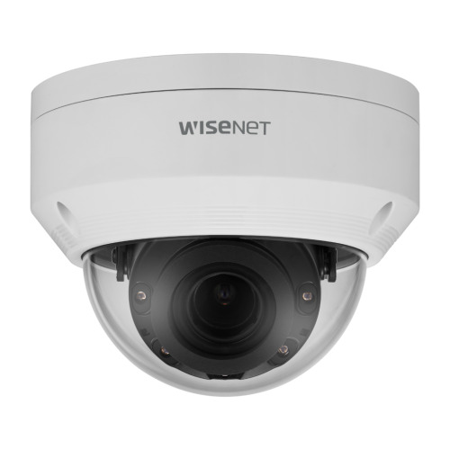 HANWHA CAMARA IP SERIE A MINIDOMO ANTIVANDALICO 2MP VARIFOCAL MOTORIZADA 3.3-10.3MM 30FPS, WISESTREAM II, H.265/H.264/MJPEG, WDR