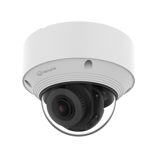 HANWHA CÁMARA IP SERIE Q 8MP DOMO ANTIVANDÁLICO VARIFOCAL MOTORIZADO 3.2-10.2MM, H.265/H.264/MJPEG, WIDESTREAM, 120DB WDR, ICR, (2)