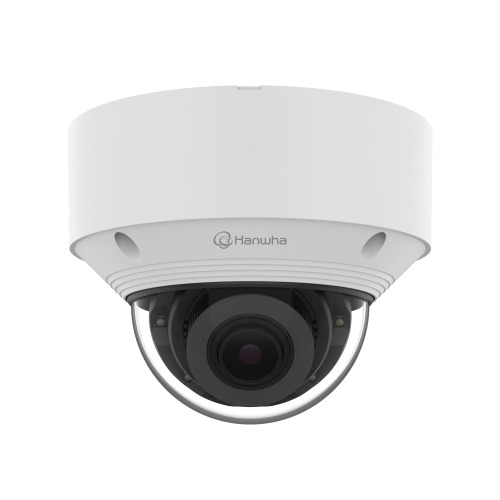 HANWHA CÁMARA IP SERIE Q 8MP DOMO ANTIVANDÁLICO VARIFOCAL MOTORIZADO 3.2-10.2MM, H.265/H.264/MJPEG, WIDESTREAM, 120DB WDR, ICR, (4)