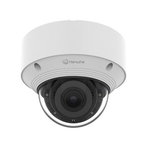 HANWHA CÁMARA IP SERIE Q 8MP DOMO ANTIVANDÁLICO VARIFOCAL MOTORIZADO 3.2-10.2MM, H.265/H.264/MJPEG, WIDESTREAM, 120DB WDR, ICR,