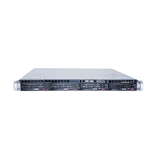 Hanwha Vision 1U-MSERVER Servidor SSM Intel Xeon, 16G RAM. SO W10 en Raid1 (2x240GB SSD), 4 SATA RAID5 16TB. Rack 1U. FA Redunda