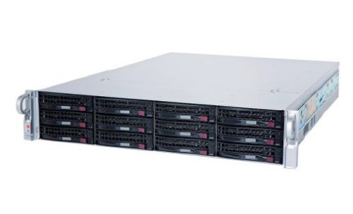 Hanwha Vision 2U-12BAY-SRV-120TB-R Servidor rack 2U con 120TB de capacidad. Raid-5 100TB. 12 HDD (10TB inc.). 16GB RAM. W10 Pro.
