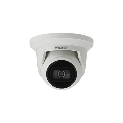 Hanwha Vision ANE-L7012R Cámara mini-domo IP 4Mpx, IR 20 m,óptica fija 3mm, WDR 120dB, H265, ranura microSD, IP66, IK10, PoE.