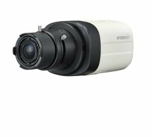 Hanwha Vision HCB-7000H Cámara box 2 en 1 (AHD y analógica) 4Mpx con ICR, SerieWiseNet HD+, 0.16 lux, DWDR, menú OSD, 220Vac