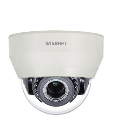 Comprar HCD-6070R Mini-domo 4 en 1 (AHD, TVI, CVI y CVBS), 2Mpx, Serie WiseNet HD, óptica varifocal 3.2-10mm, LEDs IR 20 m con ICR, WDR 120dB, interior, 12Vdc/24Vac