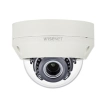 Hanwha Vision HCV-7070R Mini-domo AHD y analógica, 4Mpx, óptica varifocal, IR 30 m, WDR, IP66, IK10, 24Vac/12Vdc