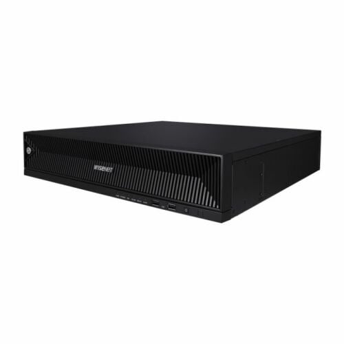 Hanwha Vision PRN-1605B2 NVR de 16 ch compatible con cámaras de hasta 32Mpx, 250 Mbps, Ciberseguridad, RAID-5/6, 8 HDD 10TB (n.i