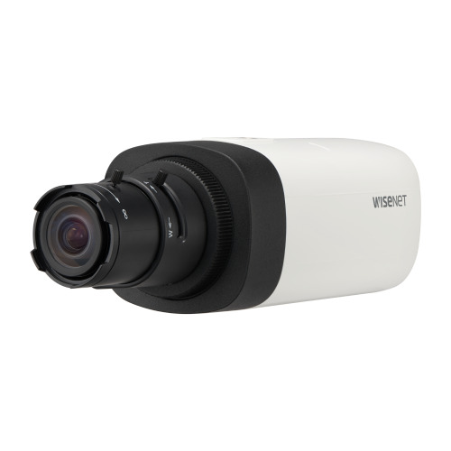 Hanwha Vision QNB-6002 Cámara box IP 2Mpx, 0,01lux color y 0,001 lux b/n, WDR, E/S alarma/audio, 12Vdc / PoE