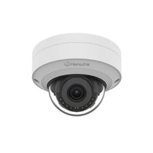 Hanwha Vision QNV-C8011R Mini-domo IP 5Mpx, IR 20 m, óptica fija 3mm, WDR 120dB, IA clasificación objetos, IP66, IK10, NEMA4X, P