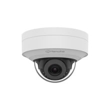 Hanwha Vision QNV-C9011R Mini-domo IP 8Mpx, IR 20 m, óptica fija 3mm, WDR 120dB, IA clasificación objetos, IP66, IK10, NEMA4X, P