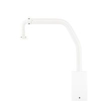 Hanwha Vision SBP-156LMW Soporte en poste para domos antivandalicos XNP-9300RW/8300RW/6400RW. Color blanco. Aluminio.