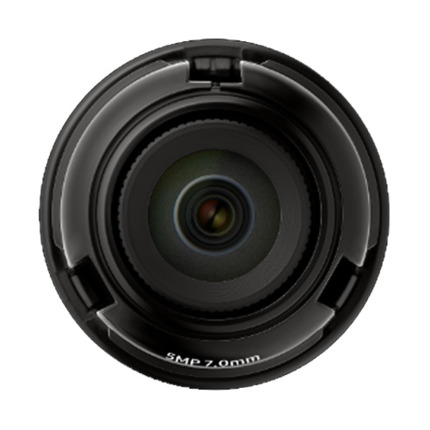 Comprar SLA-5M7000P Módulo lente para PNM-9320VQP de 5MP, óptica fija 7mm, WDR 120dB.
