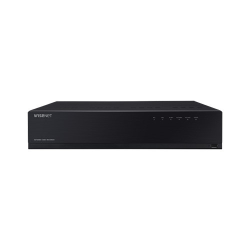 Hanwha Vision WRN-1610S-16CH-24TB NVR de 16 ch con switch POE+ incorporado de 16ch, 16 lic WAVE PRO, 150 Mbps, 4 HDD (1HDD de 8T