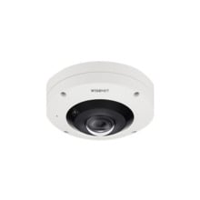 Hanwha Vision XNF-9010RV Cámara hemisférica fisheye 360º IP de 12Mpx, óptica de 1.08mm, IR 10 m, WDR 120dB, IP66/IK10, 12Vdc/PoE