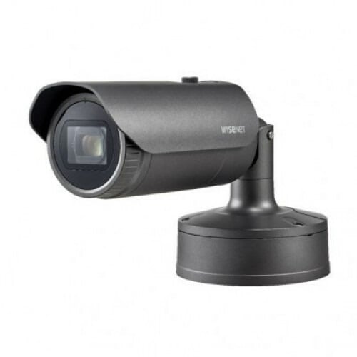 Hanwha Vision XNO-6120R Cámara bullet IP 2Mpx, IR 70 m con ICR, óptica varifocal 5.2-62.4mm, WDR 150 dB, H.265, 60ips, 2 ranuras